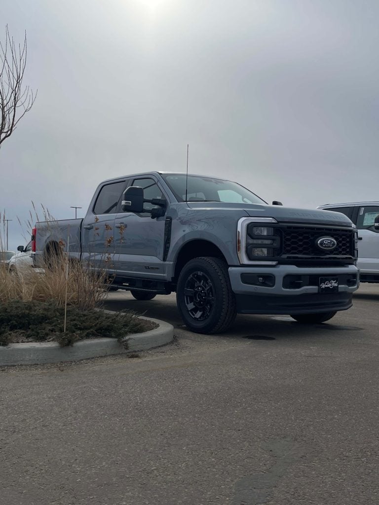 Glacier Grey Ford Super Duty