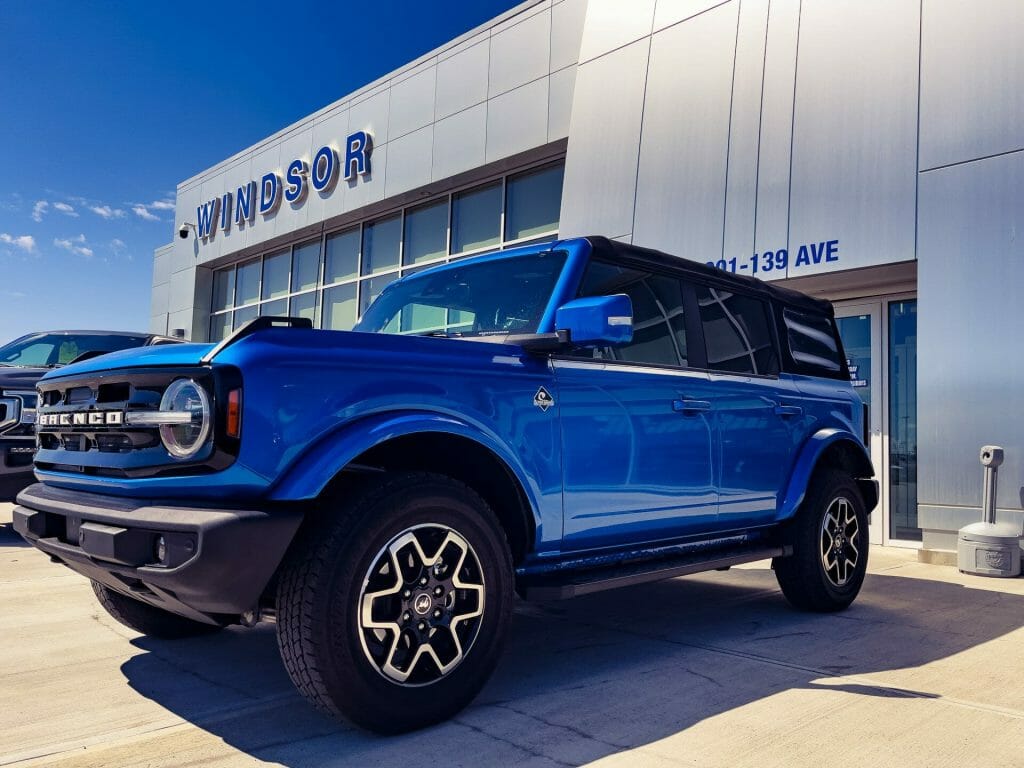 The Ford Bronco At Windsor Ford In Grande Prairie