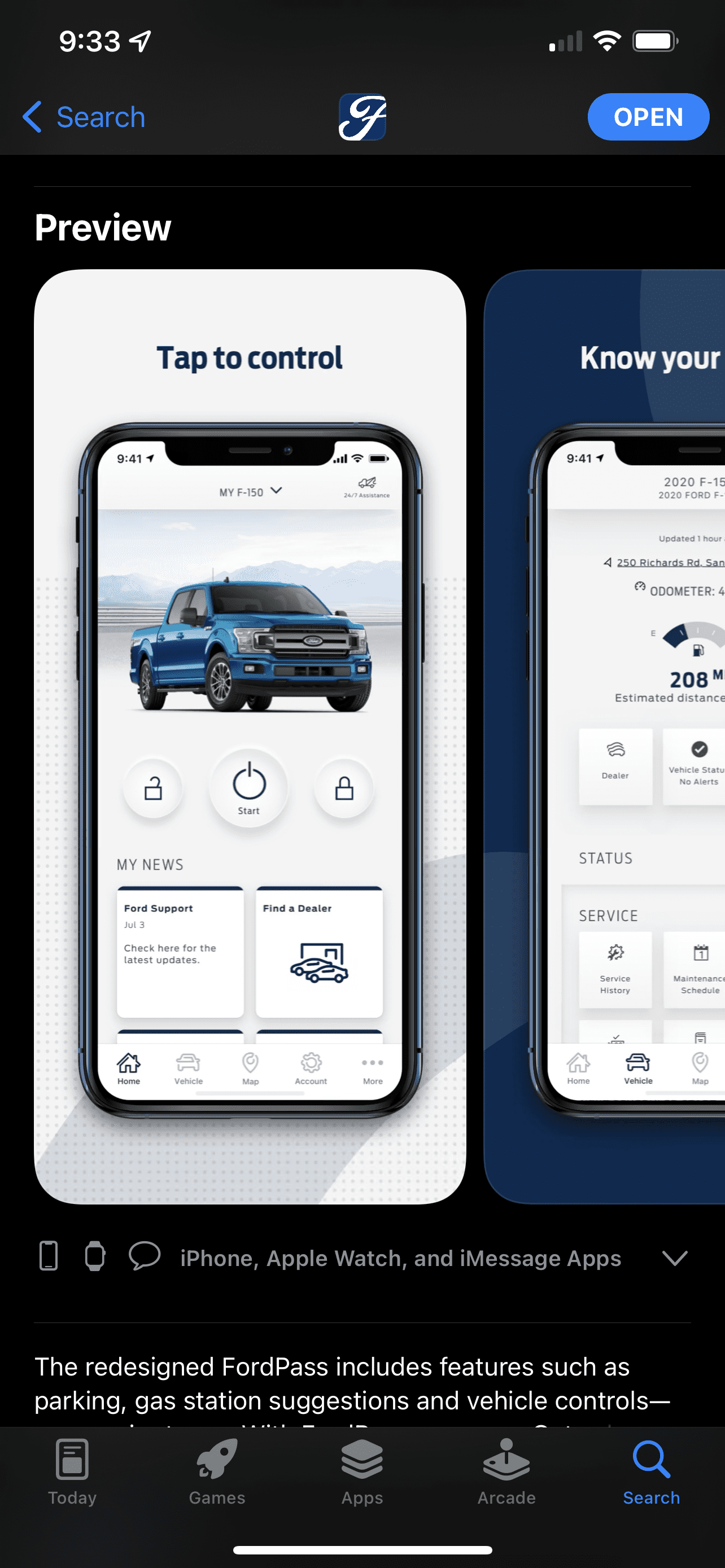 Updating the FordPass App