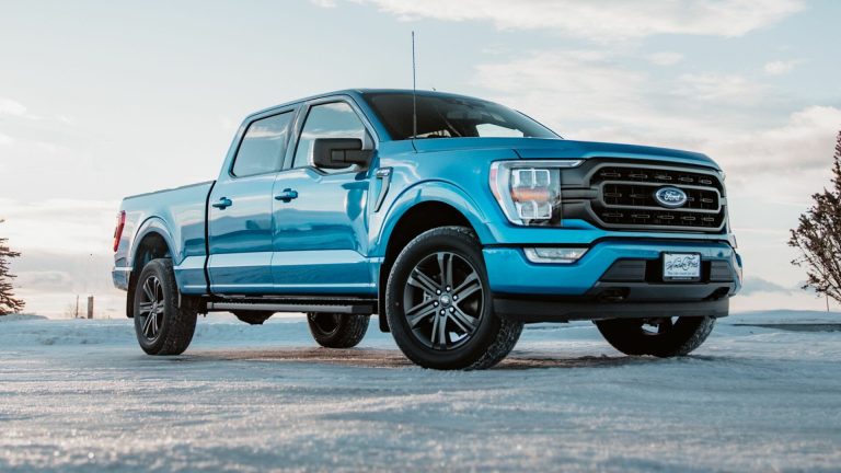 Ford Blue F-150 Ready For December In Grande Prairie