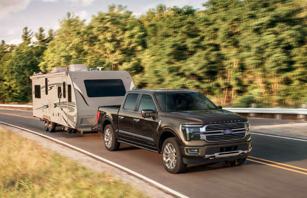 2024 Ford F-150 Hauling A Trailer