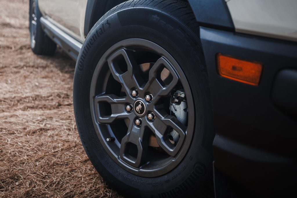Rim of 2024 Bronco Sport in Black