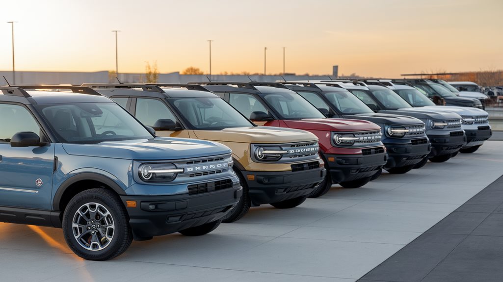 THe 2025 Ford Bronco Sport Colours