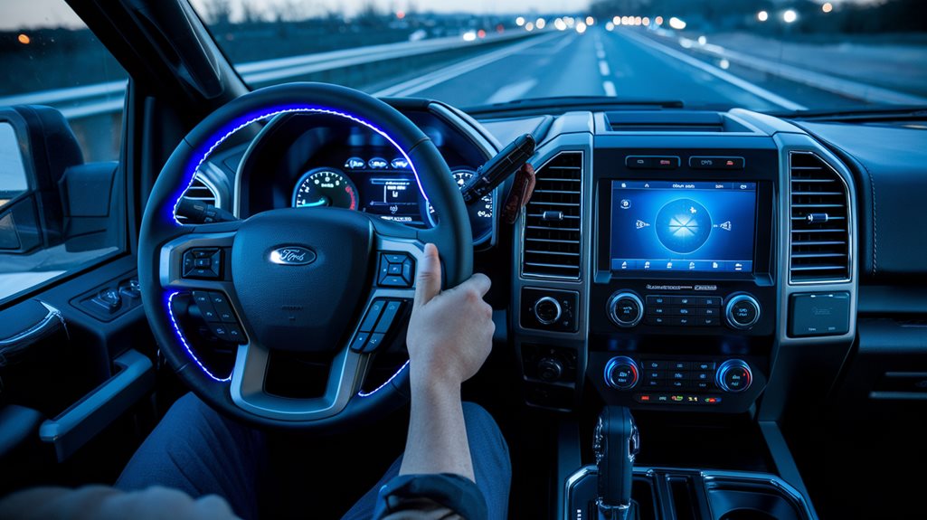 Bluecruise hands free driving technology in the 2025 F-150