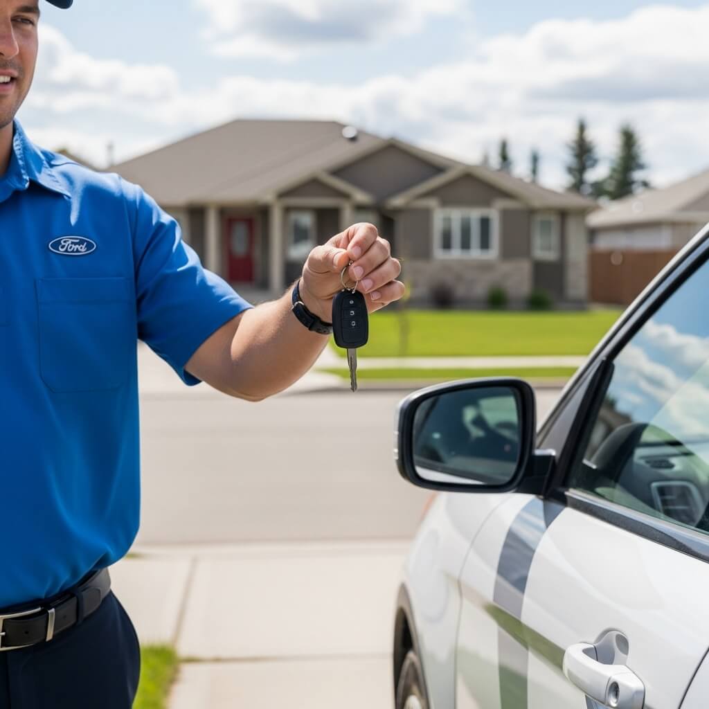 Keys Handover for service valet